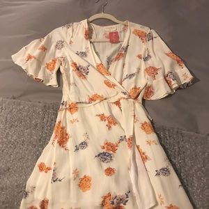 Spring Wrap Dress - Floral